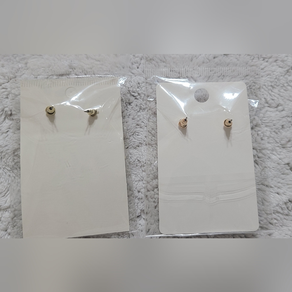 Gold earrings - Picture 4 of 4